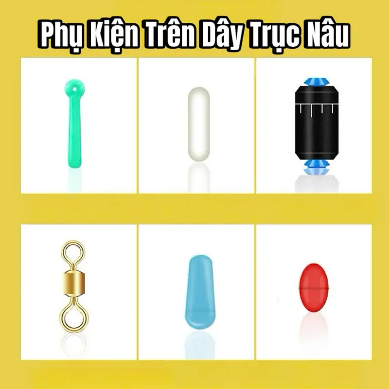 Dây trục câu đài buộc sẵn, Cước câu cá tàng hình, Dài 3.6m đến 6.3m câu Rô, Diếc, Chép - Bắt Cá, Fishing Bắt Cá Fishing Đi Câu Fish Bắt Cá Nữ dây  câu tải lure 2