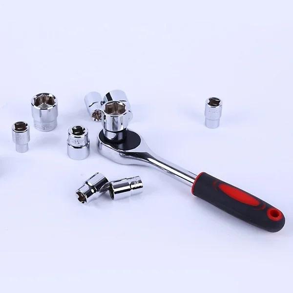 Product Introduction of 12 Pcs Set Wrench Socket Set Motorcycle Bicycle Repairing Tool Hardware Car Boat Auto Repair Tools Bike Multitool Bike Tool Kit 7