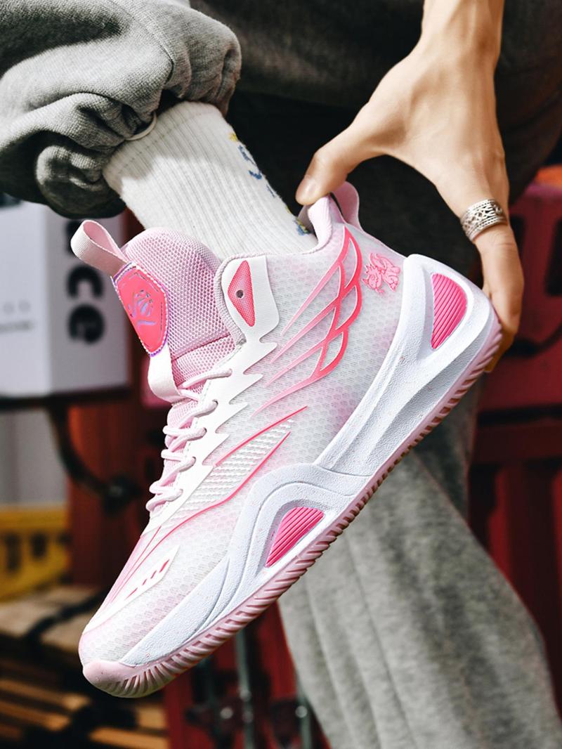 Product Introduction of Men's Sporty Breathable Basketball Shoes, Casual Comfortable Non-slip Basketball Shoes, Basketball Footwear for All Seasons 1