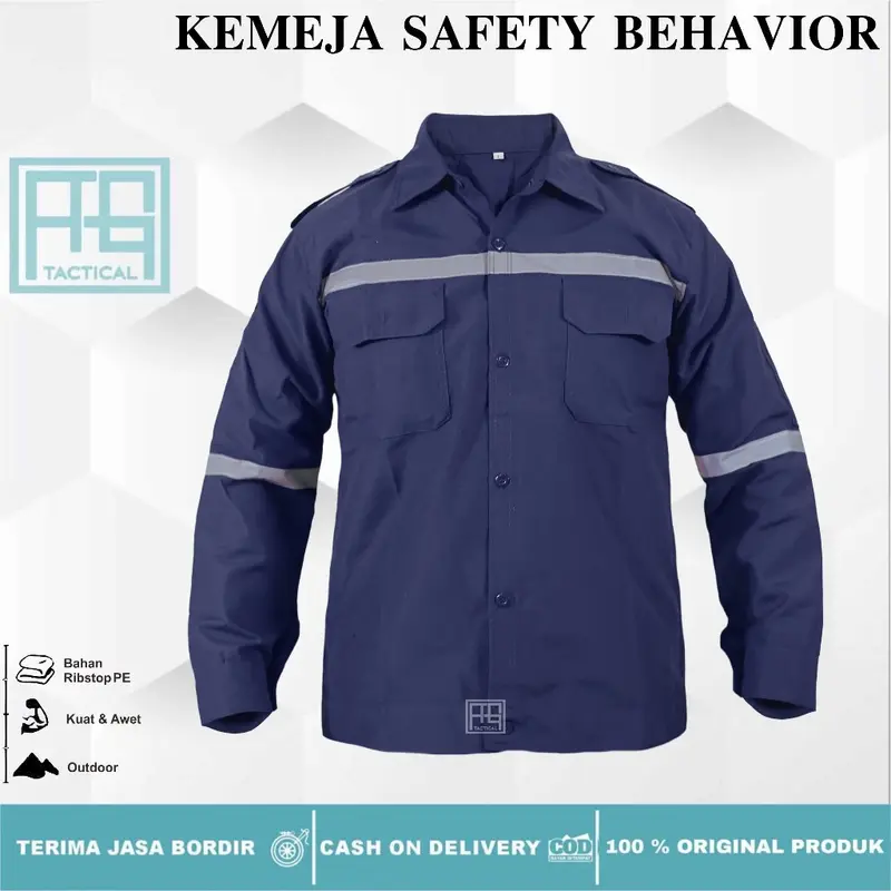Kemeja Safety Lengan Panjang / Kemeja Kerja Wearpack / Wearpack Katelpak Scottlight 1