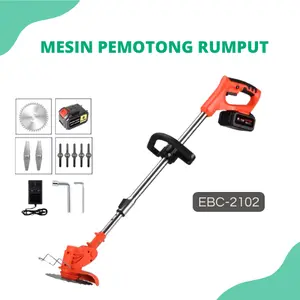 【COD】MESIN PEMOTONG RUMPUT BATERAI JS-HK-EBC2102-22