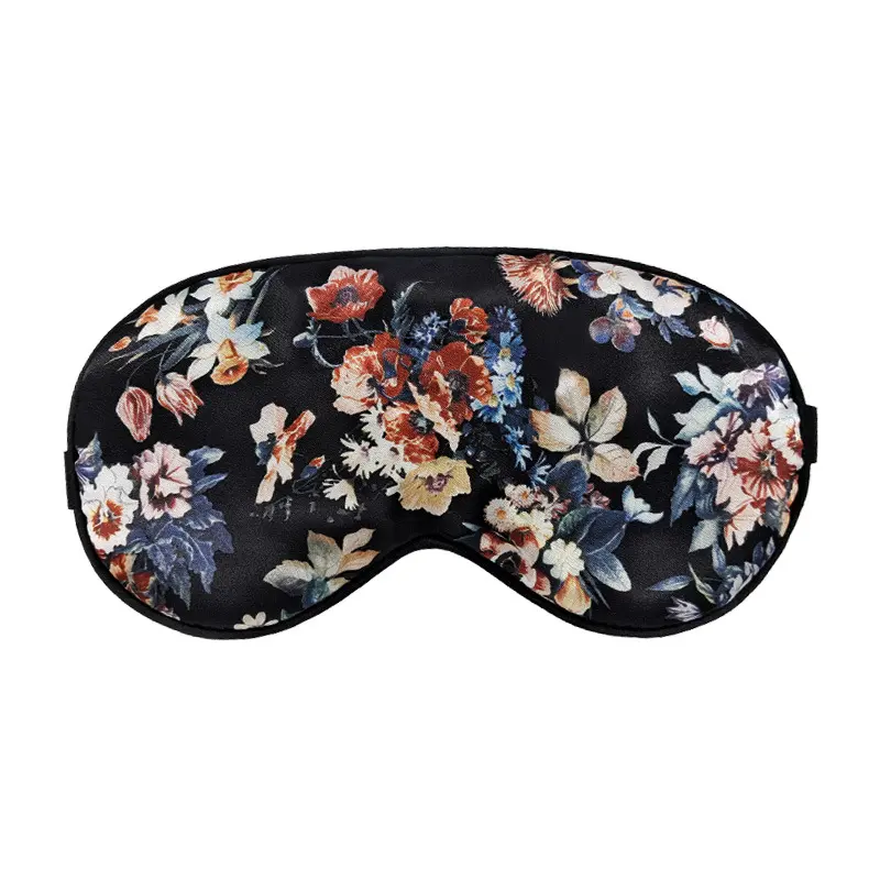 Rayon Printed Nap Sleep Mask, Double-Sided Light Blocking, Adjustable Buckle Skin-Friendly Eye Mask