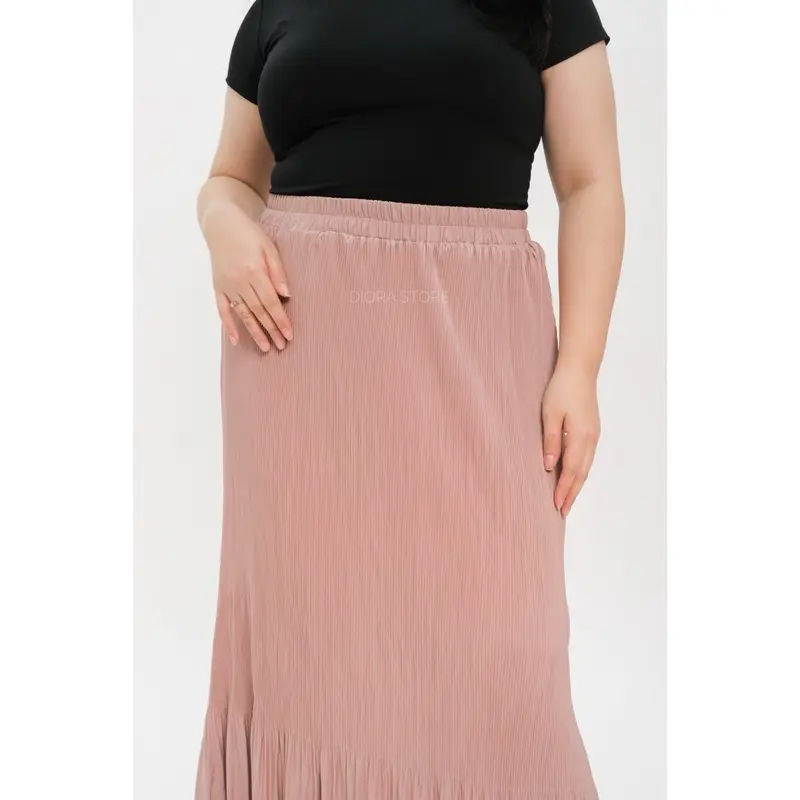 DIORA Rok Plisket Lidi Cabang Super Jumbo / Rok Premium / Rok Plisket / Rok Super Jumbo / Bawahan Wanita / Rok Wanita Muslim 3