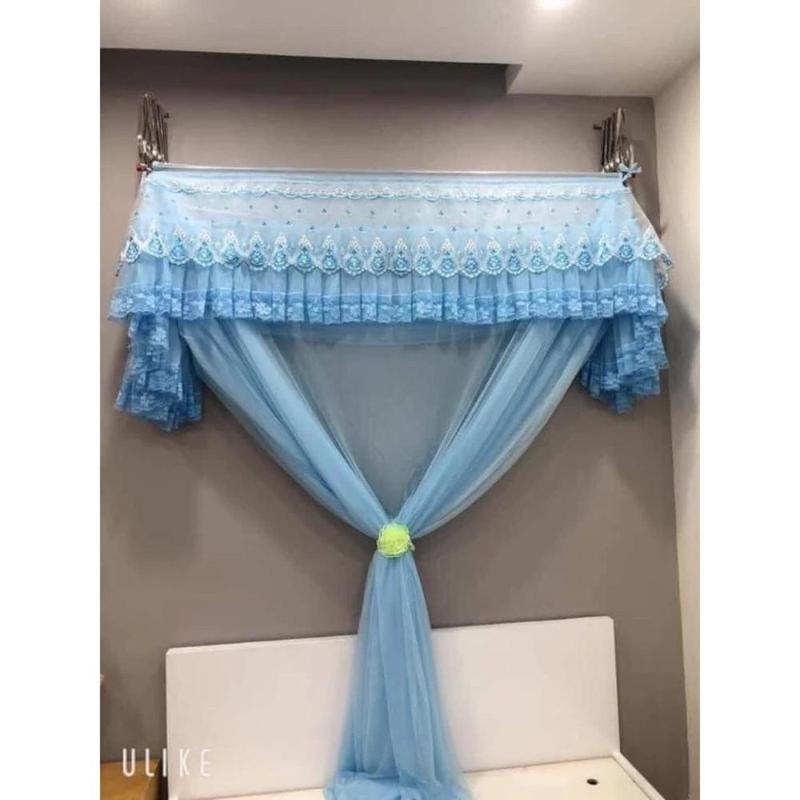 (TRỌN BỘ) Màn Khung Xếp Gọn , TIẾN ĐẠT Bảo Hành KHUNG 12 Tháng, Tặng Kèm Vít Nở , Nơ Buộc, Vải Tuyn Cao Cấp, KHUNG CHẮC CHẮN 5