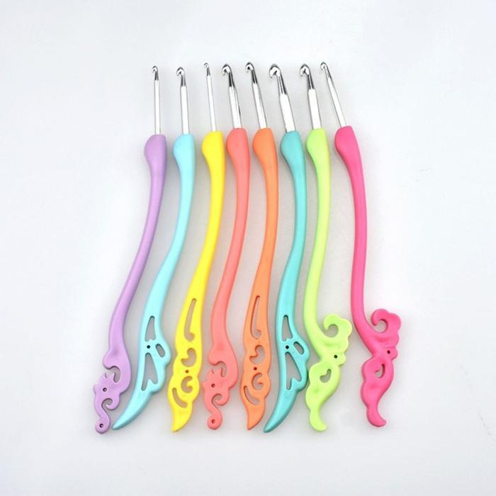 Hook Rajut Jual Jarum Rajut Crochet Hook Hakpen Rajut Set Etnik 8 Ukuran AR015 ...