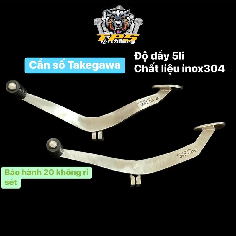 Cần số inox 304 Takegawa dày 5li có đủ tất cả dòng xe phụ kiện phụ tùng xemay 0