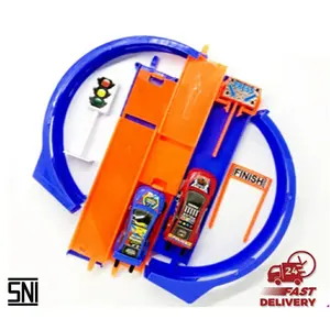 Mainan Track Racing Set MURAH Mainan Anak Laki-Laki Mobil Mobilan Dengan Track Rel Jalur