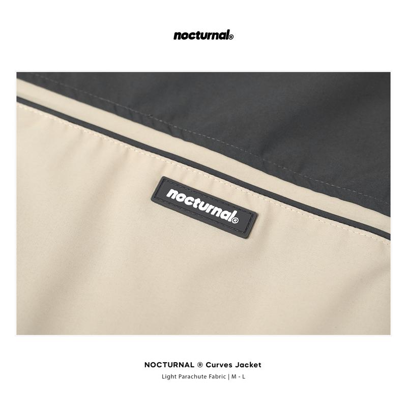 Product Introduction of Áo Khoác Dù Gió Nhẹ NOCTURNAL Curves Jacket Form Rộng Oversize Local Brand Nam Nữ Unisex 21