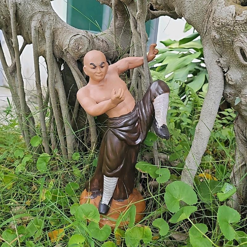  Tượng Võ 29cm Ghép Bonsai Gốm Sứ Bát Tràng Decor 