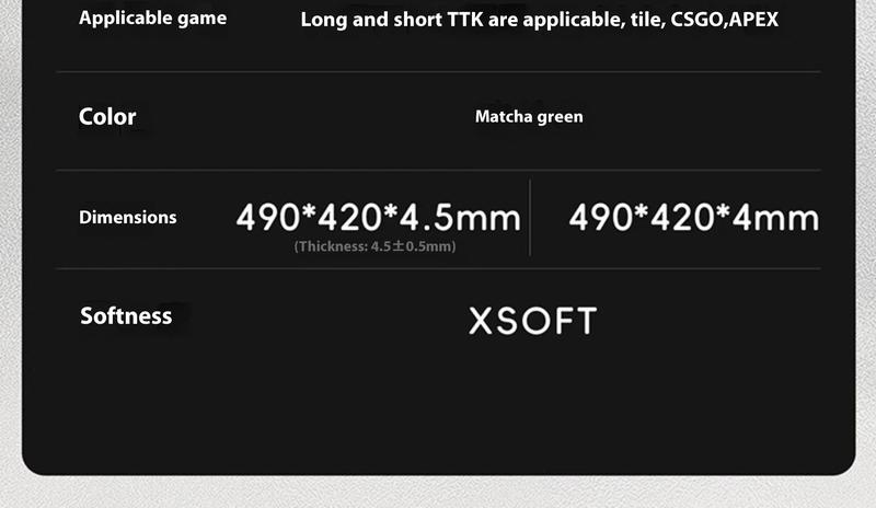 Product Introduction of ATK 99G Mouse Pad E-Sport Special for FPS Gaming Sunken Edge XSOFT Balanced Polyurethane Anti-slip Base Match Artisan Zero 99g mouse  pads 27