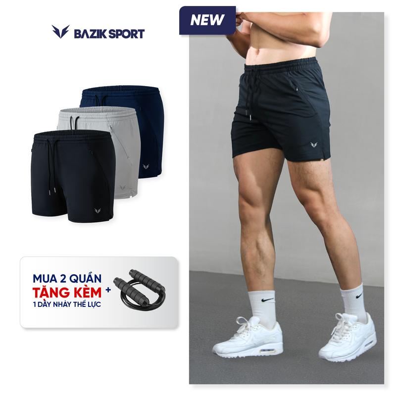 Quần Short Gym Squat BAZIK Techfit Siêu Co Giãn Vận động thoải mái Chạy bộ Tập Gym Sport Tập Thể Dục