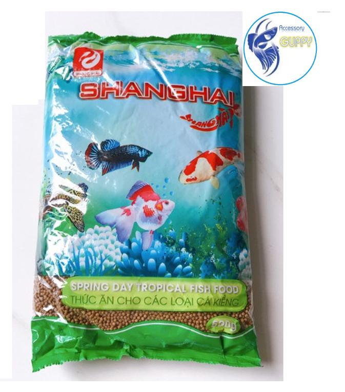 Thức Ăn Cá ShangHai dạng Viên 500g - Cám Cá Cảnh