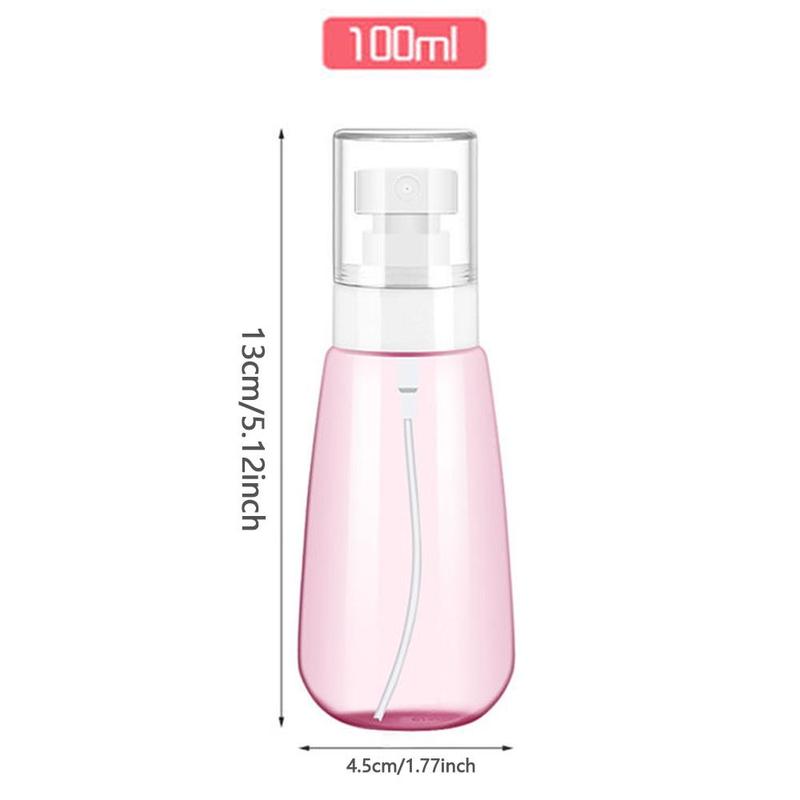 Cosmetic Water Bottle, 1 Count Portable Letter Print Spray Bottle, Fine Plastic Water Mist Spray Bottle for Skin Care, Hairstyle, Cleaning, Disinfection 1