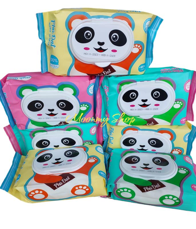  1 thùng 32 gói khăn ướt Phú Đạt không mùi ,an toàn cho bé 1 gói nặng gần 400 gram  120 tờ gói  