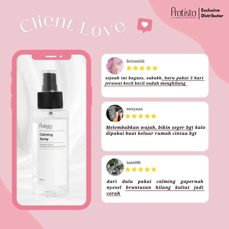 calming spray Face Mist multifungsi bisa dijadikan toner pratista 4