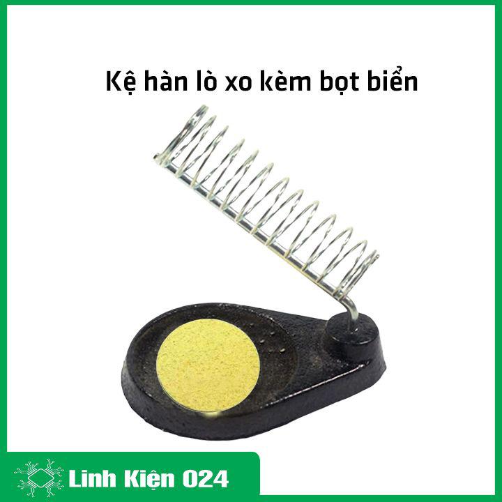 Combo tay hàn No. 907 điều chỉnh nhiệt độ 220V 60W và 5 món phụ kiện ( Mũi Hàn Dao, Kệ Hàn, Bọt Biển, Thiếc OK, Nhựa Thông) 5