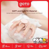 Gambar (Best Offer) Goto [COD] Fome Sponge Bath Shower Puff Spons Mandi Badan Pengangkat Daki - BLUE dari Goto Living Kota Tangerang 4 Tokopedia
