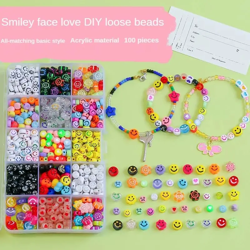100 pc Manik Manik Smile Bulat Pipih Mote Emoji Smile Bentuk Bulat Bahan Craft Diy Ukuran 6mm Raziq 11 Store Kerajinan 2