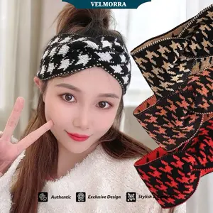 [VELMORRA] Bandana Belgie Ikat Kepala Rambut Senam Olahraga Yoga Headbands Rajut