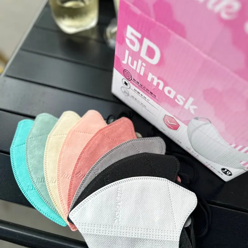 [ Thùng 200 chiếc ] Khẩu trang Juli Mask 5D 7 màu, 3 lớp, 99% bảo vệ, Việt Nam Phụ Kiện Voi 1