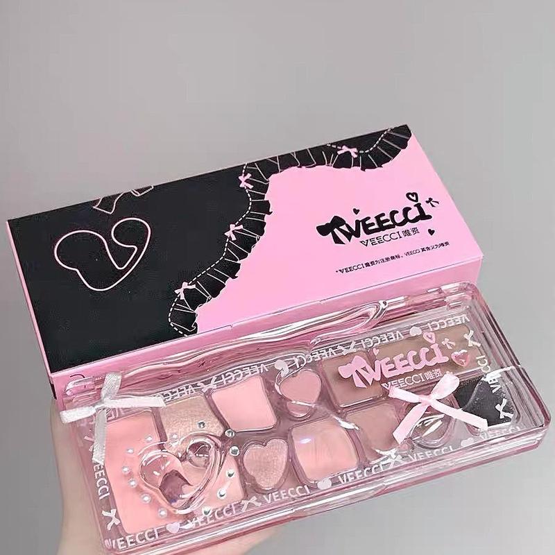 ￼[ VEECCI ] Bảng Phấn Mắt 11 Ô Ánh Ngọc Trai Lì Đa Chức Năng Phát Triển Màu Sắc Lâu Dài Dễ Bị Nhòe 9.3g