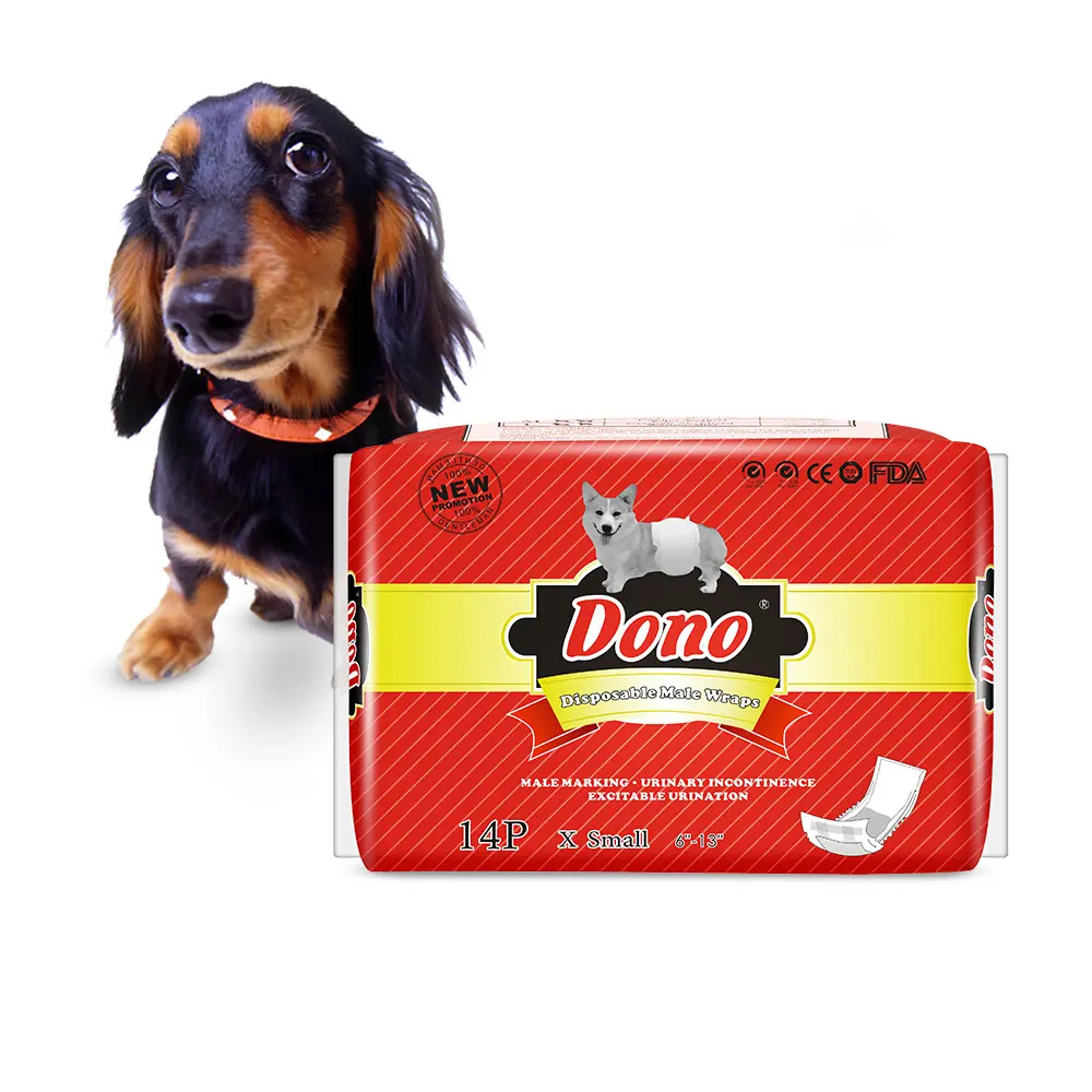 Pampers Kucing / Popok Anjing / Pampers Anjing Jantan Betina / Popok Kucing Brand Dono ( 1Pack/1Bks)