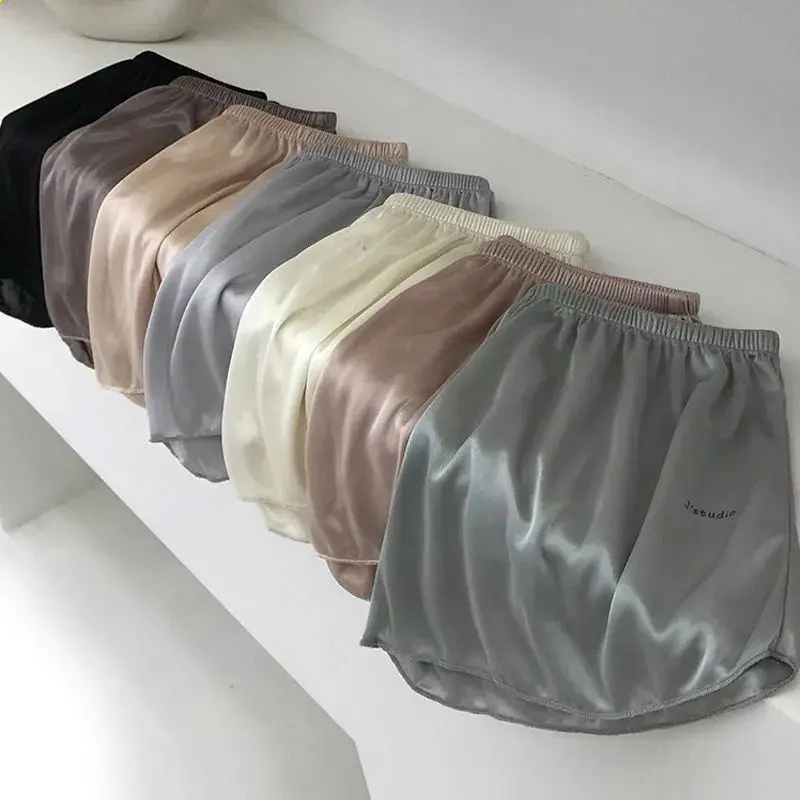 Quần Đùi An Toàn, Dáng Rộng Vừa Vặn, Chống Lộ, Dành Cho Nữ, Mặc Mùa Hè, Chất Liệu Lụa Lạnh Mỏng, Mượt Mà, Có Thể Mặc Ngoài Trời, Viền Không Cuộn, Quần Legging Bảo Hiểm Váy, Được Thu Thập Bởi 9721 Người