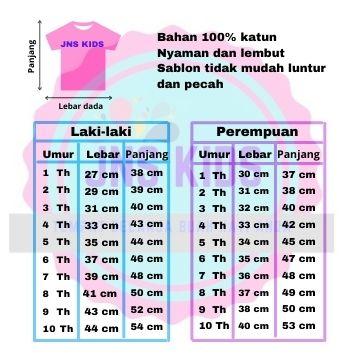 Product Introduction of Kaos anak laki laki & perempuan / baju kaos anak cowok & cewek ukuran 1-10th 0