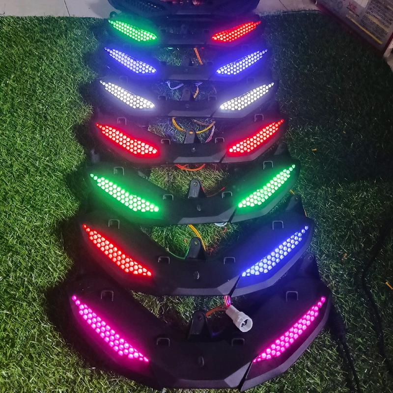 Đèn demi  lưới gắn xe Exciter 150 , có led Phụ Kiện Phụ Tùng den phasieusang