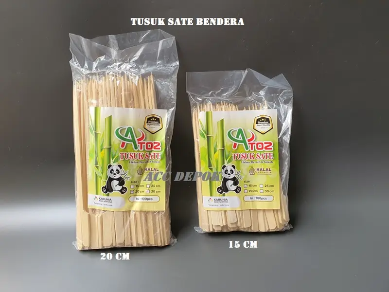 kwalitas Di jamin Import Tusuk sate Dayung Sate Japang Sate Yakitori 15cm 20cm Bendera 0