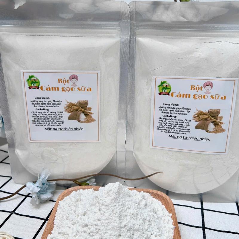  500g or 250g BỘT CÁM GẠO SỮA NON  top skincare  