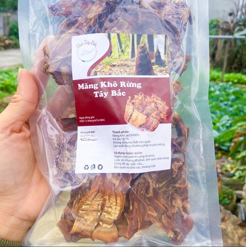 MĂNG KHÔ TÂY BẮC Măng Nứa Khô Loại 1 Chuẩn ĐẶC SẢN TÂY BẮC