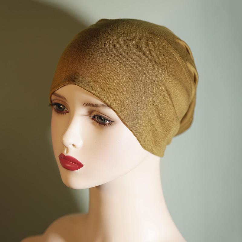 Product Introduction of Solid Color Pure Cotton Cap Women's Base Hat Cotton Headscarf for Women Elastic Breathable 7