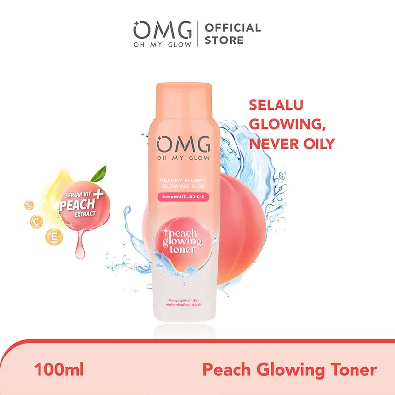 OMG OH MY GLOW Peach Glowing Toner 100 ml 0