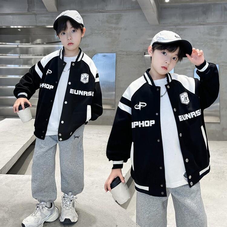 Áo khoác bomber cho bé trai 4-14 tuổi , áo Bomber bé trai 14-45 kg , áo khoác thu đông mẫu chữ hiphop phong cách dễ thương.