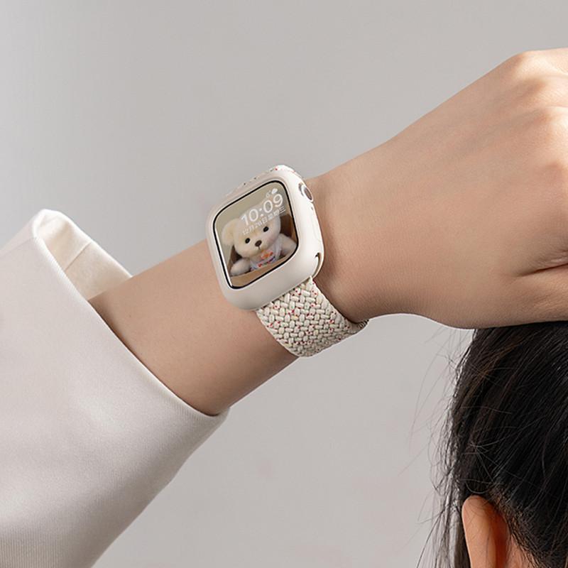 Tali Jam Tangan Sport Braided Nylon Elastic Strap for Apple Watch Ultra/SE 2 Iwatch Series 9 8 7 6 3 5 4 46mm 49 45 41 44 40 42 38mm Scrunchie Band Belt Bracelet Accessories Smartwatch I8 S10 S8 S9 Pro Max T900 T800 Ultra 8 MAX 9 PRO S20 T500 Tali Jam Tangan Sport Braided Nylon Elastic Strap for Apple Watch Ultra/SE 2 Iwatch Series 9 8 7 6 3 5 4 46mm 49 45 41 44 40 42 38mm Scrunchie Band Belt Bracelet Accessories Smartwatch I8 S10 S8 S9 Pro Max T900 T800 Ultra 8 MAX 9 PRO S20 T500