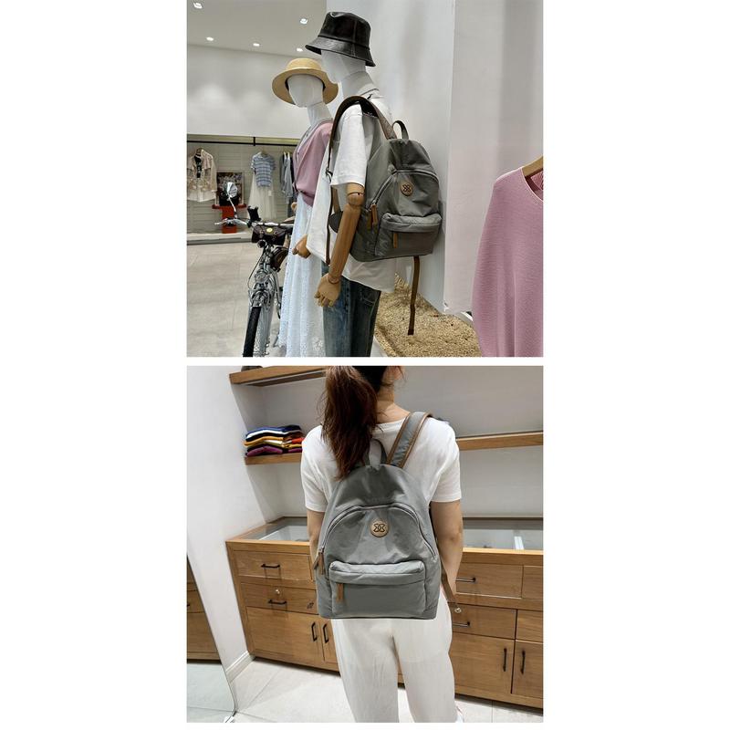Product Introduction of Large-capacity Oxford Cloth Backpack Female New Style Fashion Canvas Computer Travel Bag Lightweight College Student Scho 11
