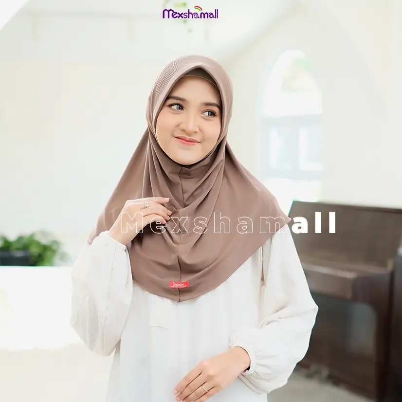 Shamira Jilbab Instan Pet Tebal I Hijab Olahraga Sport Fuji Pet Tebal Jersey Kerudung Sporty Sekolah Cantik Nyaman Simple Panjang Standar Muslim Full Variasi Khimar Bergo Sport Wanita