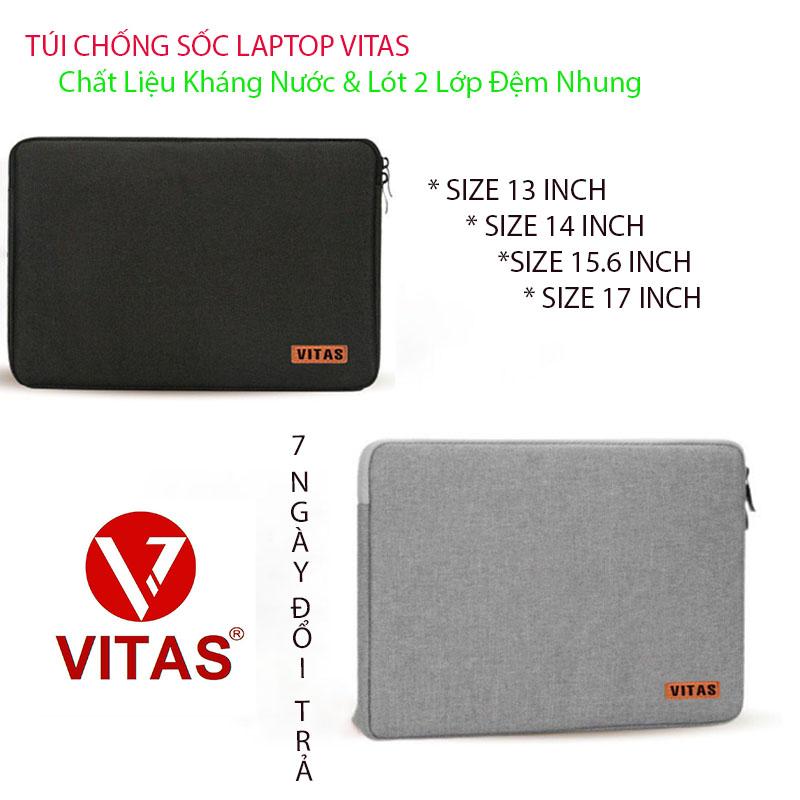Túi Chống Sốc Laptop ,túi Đựng laptop túi bảo vệ laptop VITAS CS-01 13 Inch 14 Inch 15.6 Inch 17 Inch - chống xước ,chống va Đập laptop nam nữ