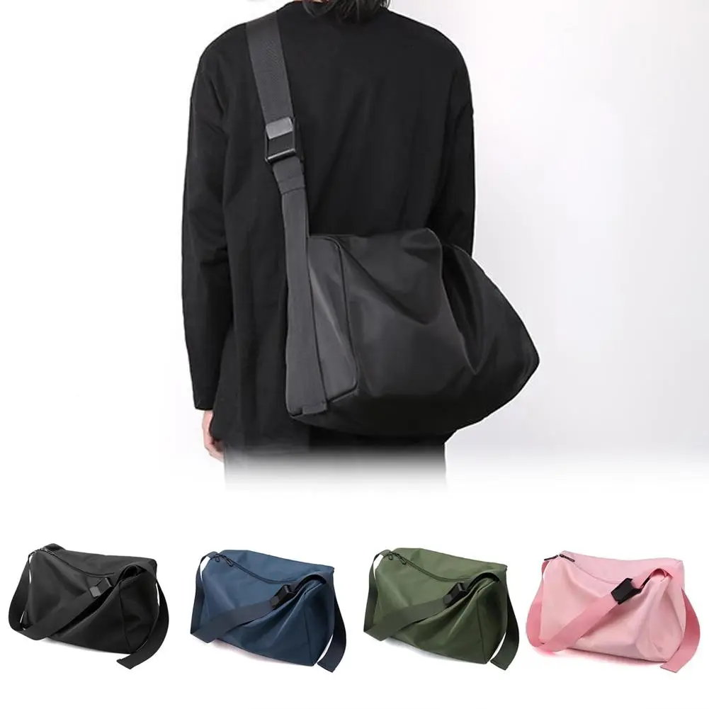 Unisex Sports Bag Travel Sling Shoulder Gym Bag Waterproof Bag Fashion Multifunctional Duffle T8X1
