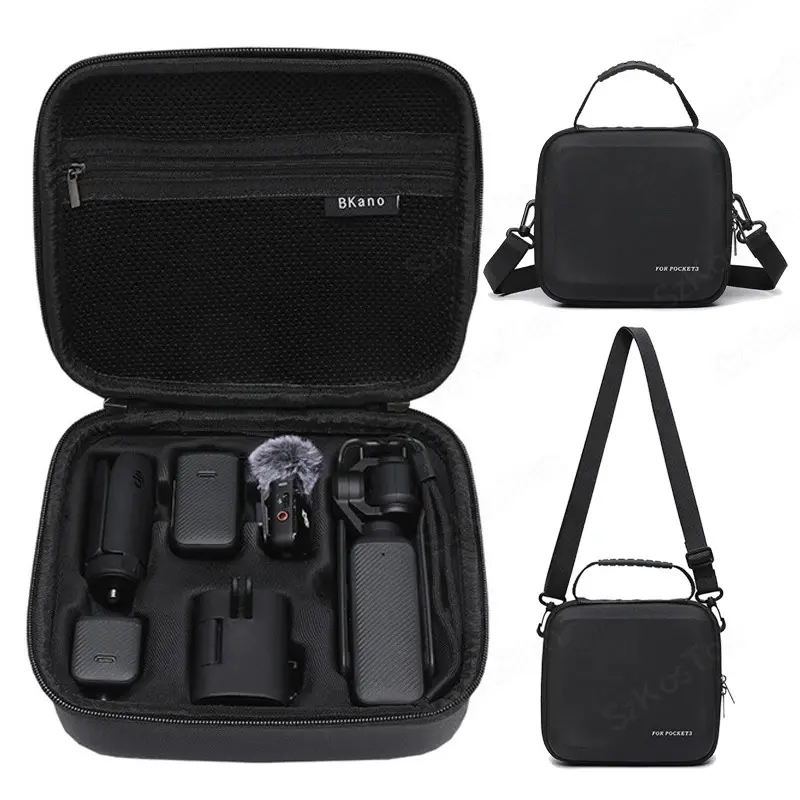 Túi lưu trữ Cầm Tay cho DJI Pocket 3, Hộp đựng, Túi đeo vai, Túi xách thân máy ảnh cầm tay, Tương thích với Osmo Pocket 3, Bao gồm phụ kiện