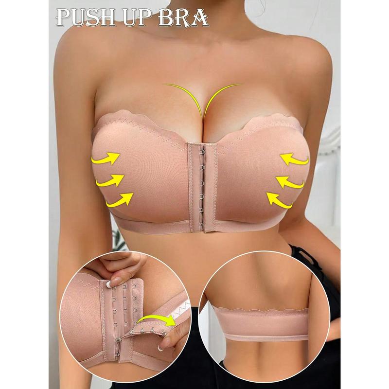 Extreme Push-Up Strapless Lace Bandeau Bra