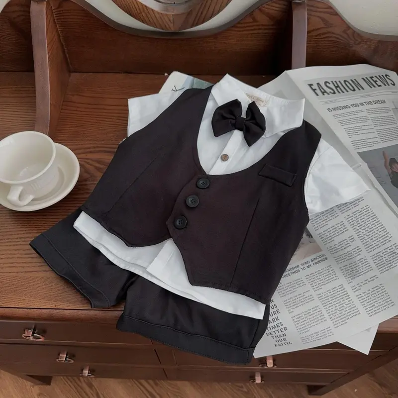 Set gile nơ TABY KIDS đi tiệc, thôi nôi, sinh nhật bao bảnh cho bé  TB566 comple  cho trai 4