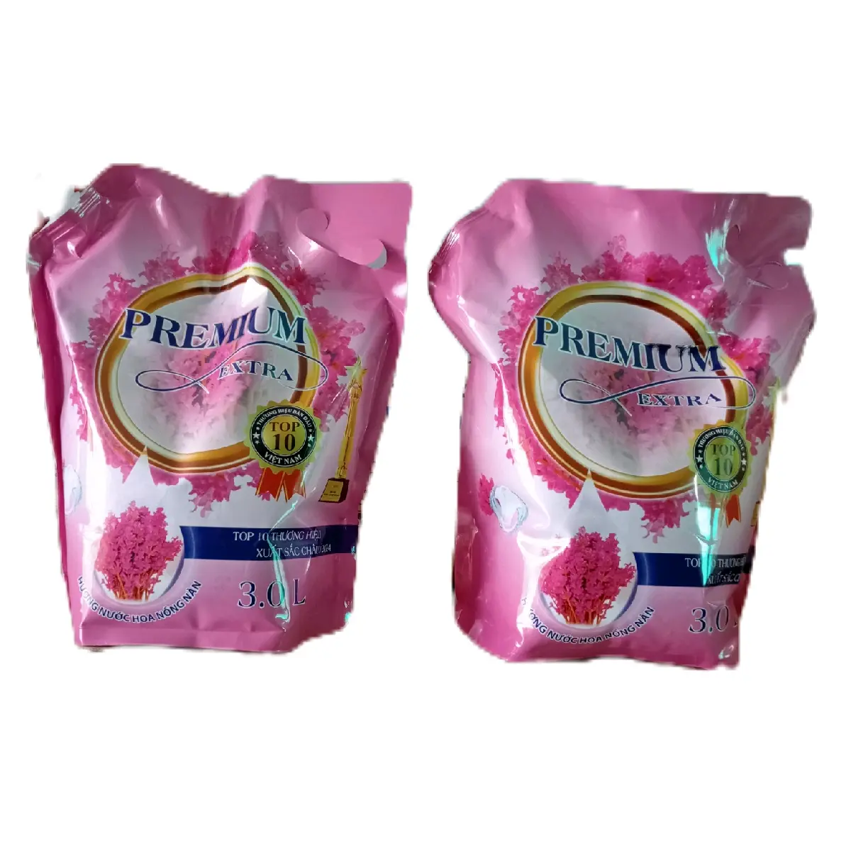 combo 2 túi nước giặt premium extra hương nước hoa nồng nàn với công nghệ độc quyền enzjm
