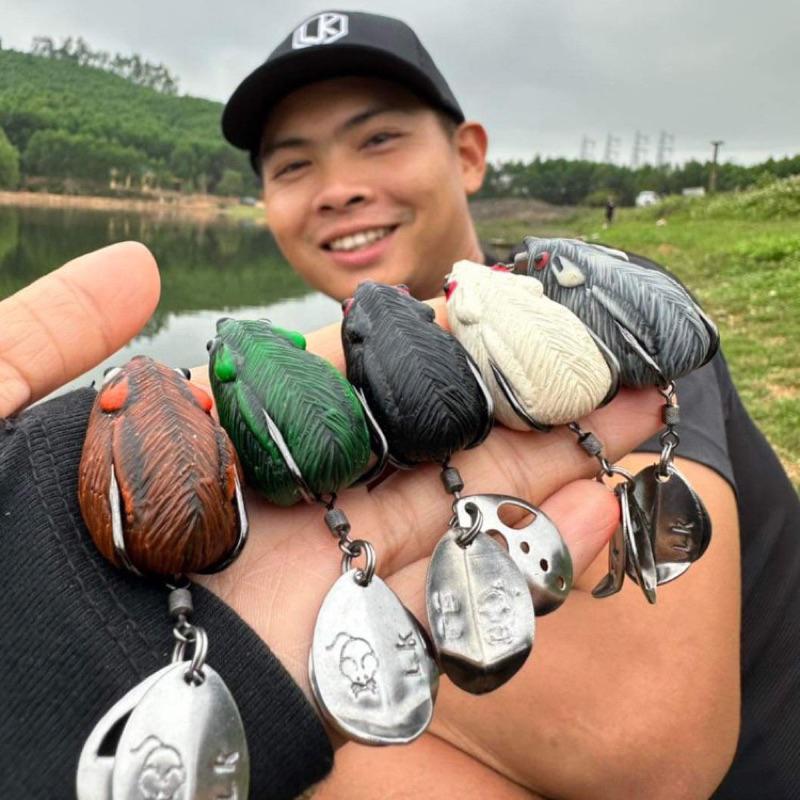Mồi Câu Lure Chuột LK bản mini 7g và bản mập 8g Có mã dự thưởng oto bán tải