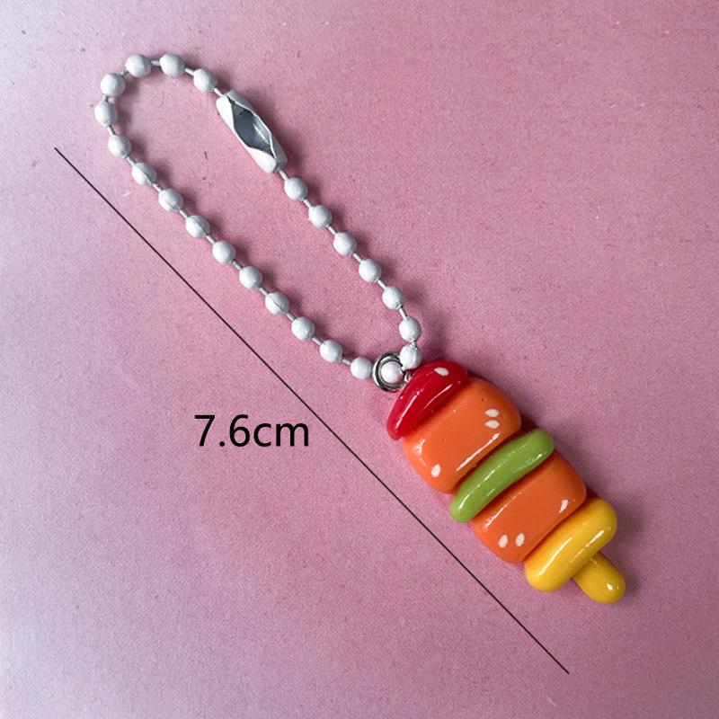 Product Introduction of Móc Chìa Khóa Nướng Thịt, Thời Trang Và Vui Nhộn, Móc Khóa Thực Phẩm Mô Phỏng Sáng Tạo, Mô Hình Xiên Thịt Mini, Mặt Dây Chuyền, Đồ Trang Trí Treo Túi, Quà Tặng 43