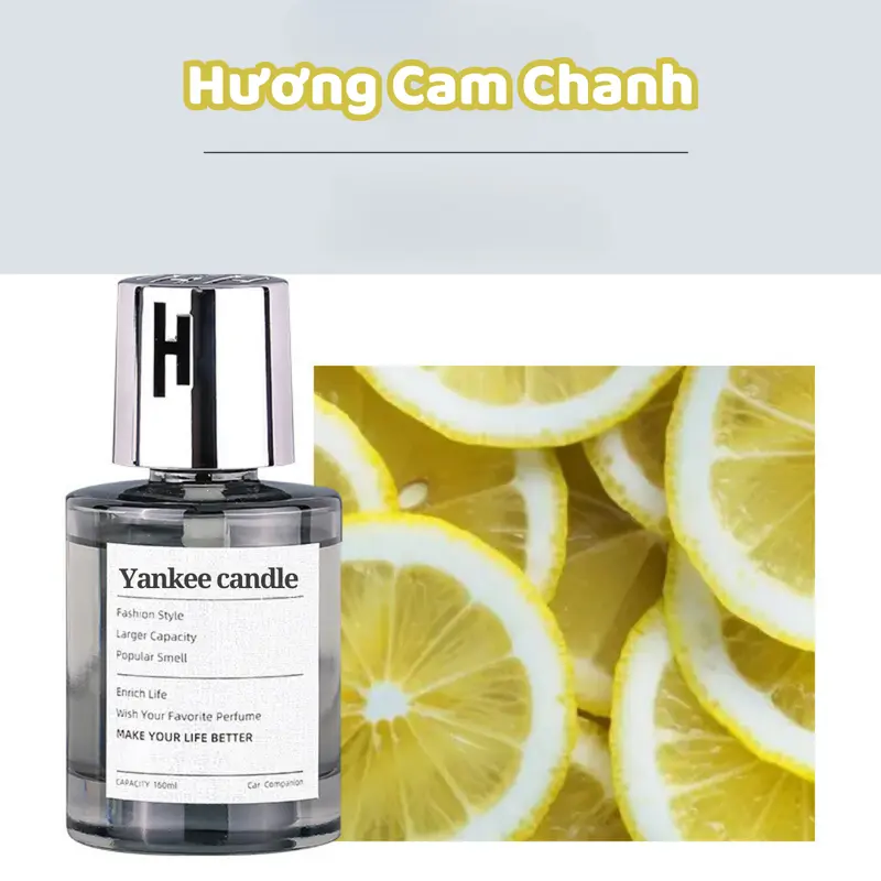 Nước Hoa Yankee Candle, Car&Family Khử Mùi Trong Phòng ngủ, Phòng Khách, Trên Xe Khuyếch Tán Hương Thơm 360 Độ An Toàn Cho Phụ Nữ Và Trẻ Nhỏ  Hương Thơm Pháp Dầu Thơm Phòng Khách 5