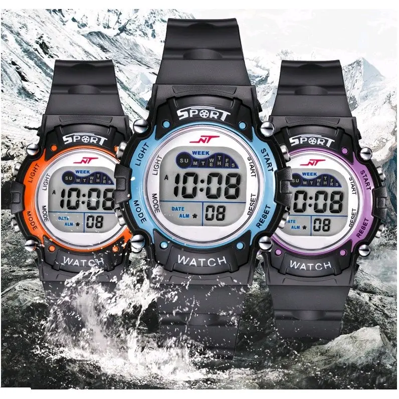 [A2] Đồng hồ điện tử cho bé  size 37mm chống nước nhẹ,phù hợp cho bé từ 15kg trở lên 0