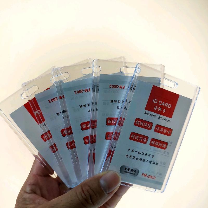 Bảng tên mica, mặt thẻ trong, chất liệu nhựa mica trong suốt,