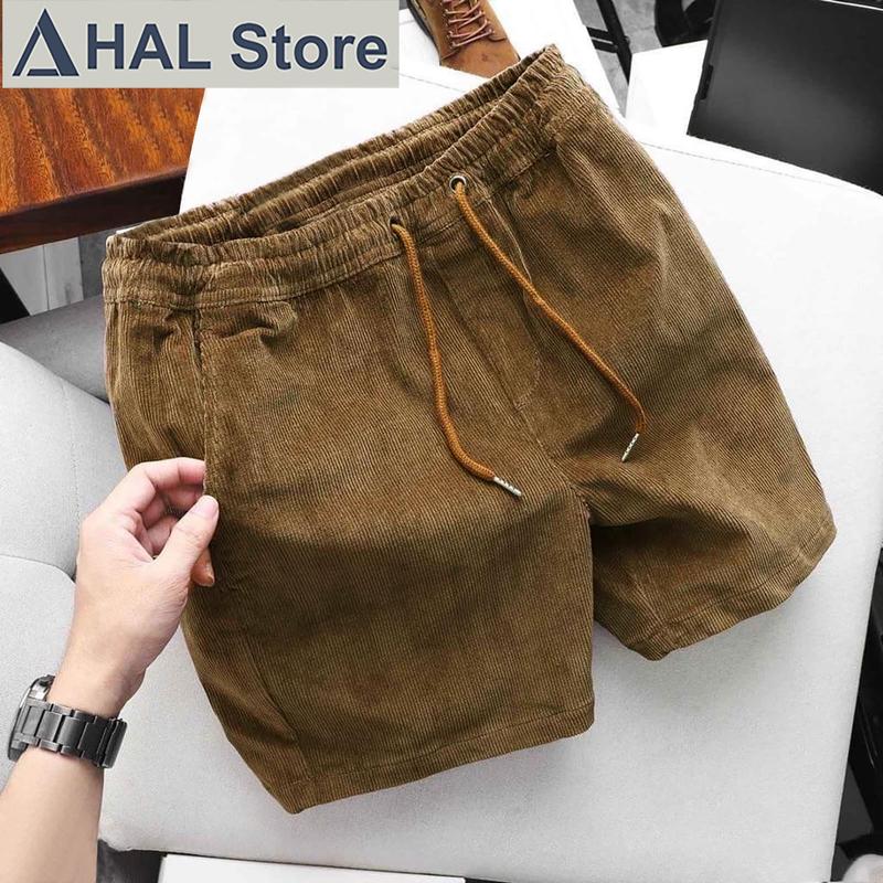 Quần Đùi Nam Quần Short Nam Trơn Chất nhung tăm mềm mịn dày dặn Thoải Mái - QSNT01 HAL Store Menswear